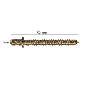 ESPARRAGO PARA SOPORTE MADERA 35-28 Ø MM.  (CAJA 25 UNIDADES)