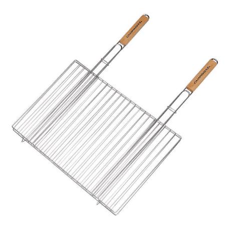 PARRILLA DOBLE 2 MANGOS 48X27,5 CM