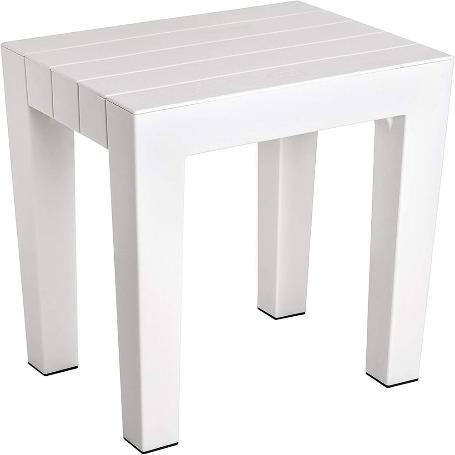 BANQUETA LOMBOK BLANCO 41X38X29 CM