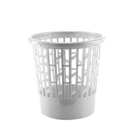 PAPELERA PLASTICO BLANCA 28X19,5X27 CM