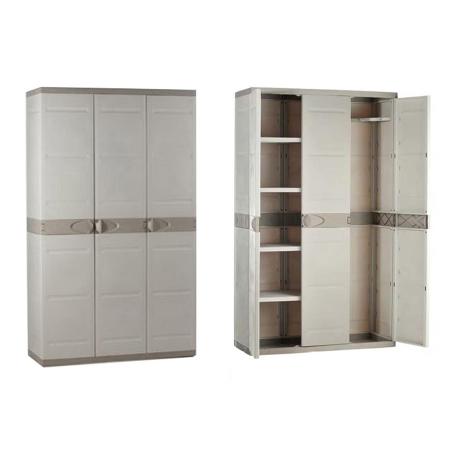 ARMARIO 3 PUERTAS 105X44X176CM 9201 BEIG