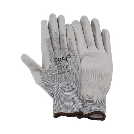 GUANTE POLIURETANO GRIS T-8