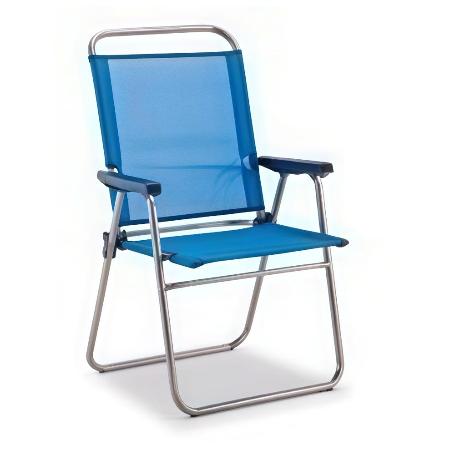 SILLON RESPALDO ALTO ALUMINIO TEXTILINE 942/TX