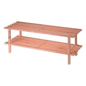 ESTANTERIA ZAPATERO MADERA 2 PISOS