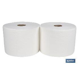 BOBINA CELULOSA EXTRA-LAMINADA VIRGEN 2 CAPAS 3K. 287 MT(2ROLLOS).