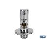VÁLVULA DE ESCUADRA 1/2 X 1/2 MODELO LUX