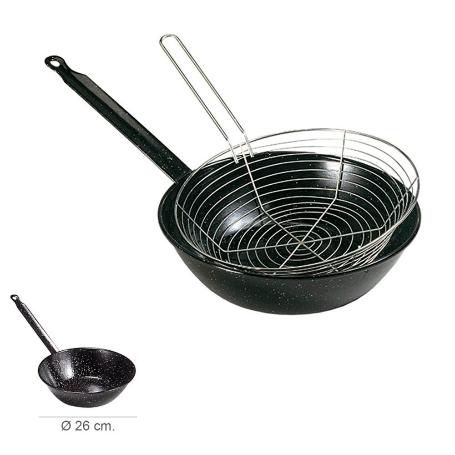 SARTEN PORCELANA CESTILLO 26 CM