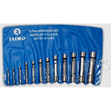 JGO. 12 LLAVES TUBO DOS BOCAS 6-32 056271 IRIMO