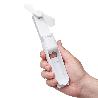 MINI VENTILADOR PLEGABLE RECARGABLE A BATERIA. 3 VELOCIDADES FUNCION POWERBANK