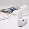 MINI VENTILADOR PLEGABLE RECARGABLE A BATERIA. 3 VELOCIDADES FUNCION POWERBANK