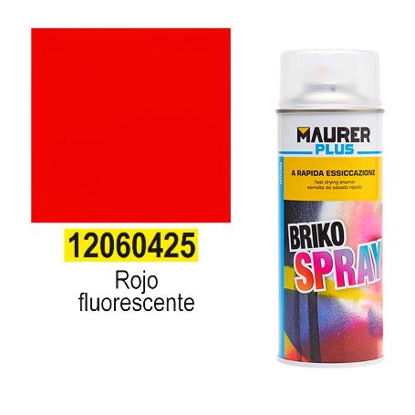 SPRAY PINTURA ROJO FLUORESCENTE 400 ML.