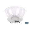 BÁSCULA DE COCINA DIGITAL CON CUENCO DE CAPACIDAD 3,8 L 10 KILOS Ø25,5 X 14 CM