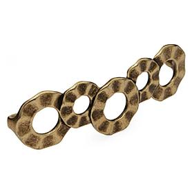 TIRADOR ZMK OLYMPIC L145 C128 ANTICA FIRENZE ACABADO ANTICA FIRENZE (CAJA 25)