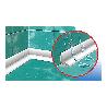 CUBRE JUNTA ADHESIVA 22 BLANCA 2.4MT