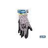 GUANTE ANTICORTE HPPE IMPREGNADO DE LATEX RUGOSO TALLA 8 VENTA UNITARIA