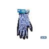 GUANTE ANTICORTE HPPE IMPREGNADO DE NITRILO SANDY COAT TALLA 7   CAJA 12 UNID.