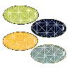 BANDEJA OVAL PIPPA SURTIDA 20X10,5 CM