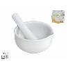 MORTERO PORCELANA BLANCA MEDIANO 10 CMS 10,2X10,8X5 CMS APTO PARA LAVAVAJILLAS