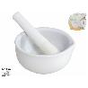 MORTERO PORCELANA BLANCA 12 CMS CON PICO 11,5X12,5X6,2 CMS APTO PARA LAVAVAJILLAS