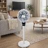 VENTILADOR PIE 40 WATT. 3 VELOCIDADES Ø 25 CM. CON MANDO