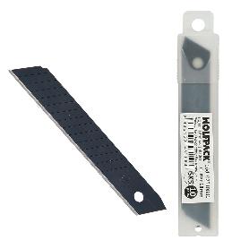 HOJA CUTTER 18 MM. (ESTUCHE 10 PIEZAS) ACERO SK5 PAVONADA