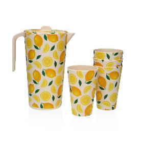 VASOS Y JARRA LIMONES 380 ML