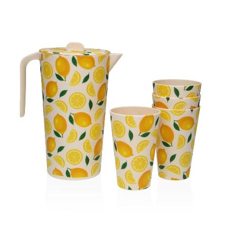 VASOS Y JARRA LIMONES 380 ML