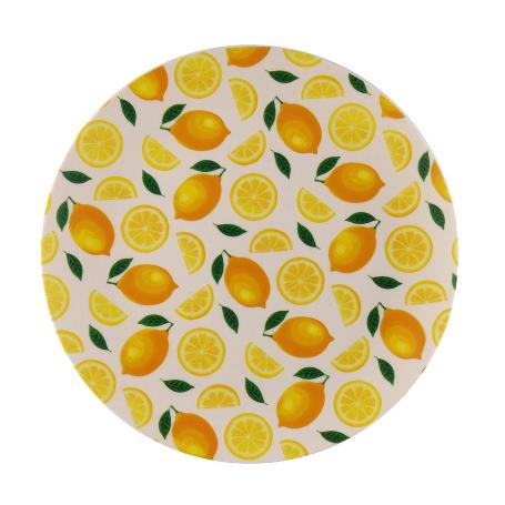 PLATO REDONDO LIMONES 25 CM