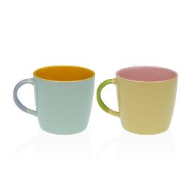 TAZA MUG PASTEL SURTIDA 430 ML