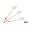 SET DE 3 CUCHARAS  DE MADERA 20/25/30 CM