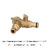 ADAPTADOR MANGUERA LATON 2 TOMAS PARA GRIFO 3/4