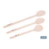 SET DE 3 CUCHARAS REDONDAS DE MADERA 20 CM, 25 CM, 30 CM