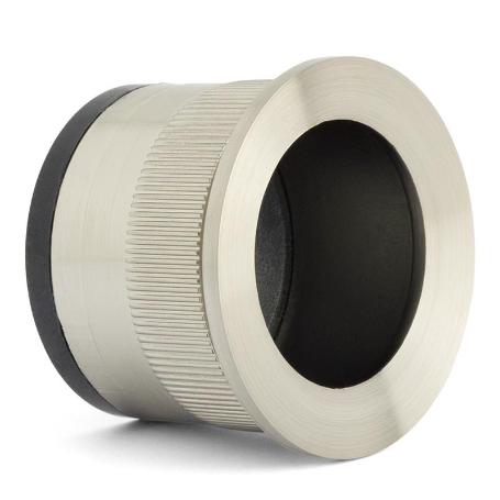 TIRADOR EMBUTIR ZAMAK MODELO DEDAL NIQUEL SATINADO, NEGRO MATE ACABADO NÍQUEL SATINAD