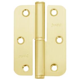 PERNIO CANTO REDONDO 90-65-2,5 BLANCO/LATON  IZQUIERDA/DERECHA MANO DERECHA ACABADO LATONADO