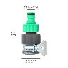 ADAPTADOR MANGUERA PLASTICO PARA GRIFO  BLISTER