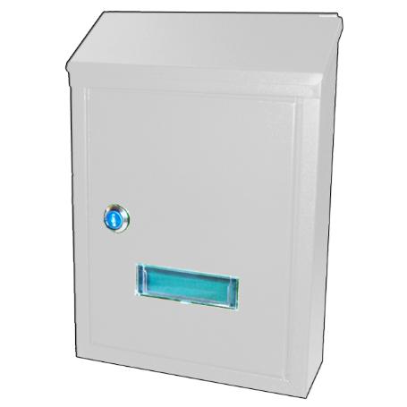 BAMBU-PLUVIA BUZON EXTERIOR METAL VERTICAL BLANCO 305X210X70 MM 38013W