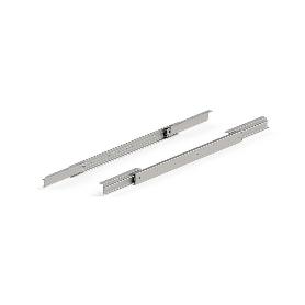 GUIA MESA EXTENSIBLE BASIC H37 L680 BIDI  SIN FRENO 1 TABLERO X 500MM. CARGA 60KG.