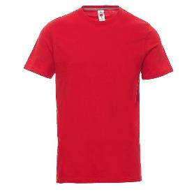 CAMISETA ALGODON CUELLO REDONDO VARIOS COLORES TALLA S-XXL COLOR ROPA COLOR ROJO TALLA L