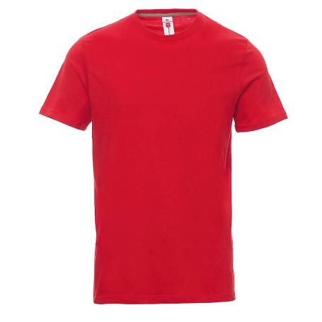 CAMISETA ALGODON CUELLO REDONDO VARIOS COLORES TALLA S-XXL COLOR ROPA COLOR ROJO TALLA S