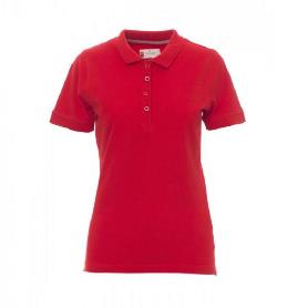 POLO SEÑORA MANGA CORTA VARIOS COLORES TALLA S-XXL COLOR ROPA COLOR ROJO TALLA M