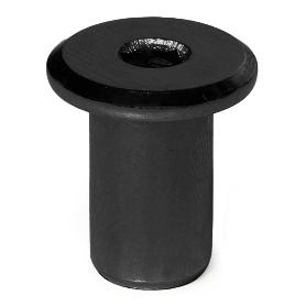 TUBO CONJUNTO UNION M6 CEGAS NEGRO / NÍQUEL ACABADO NEGRO LONGITUD 27MM