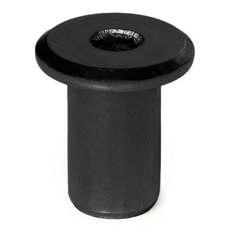 TUBO CONJUNTO UNION M6 CEGAS NEGRO / NÍQUEL ACABADO NEGRO LONGITUD 27MM