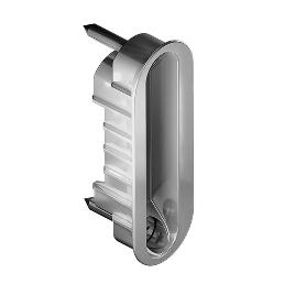 CERRADERO SPINOFF BASIC - ACERO EN VARIOS ACABADOS ACABADO CROMO CEPILLAD