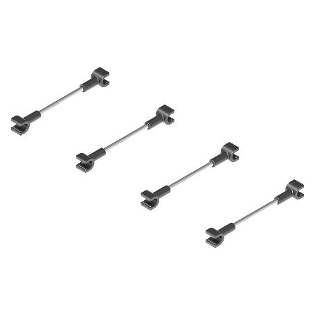 JUEGO 4 SEPARADORES CLASSIC M150 CROMO