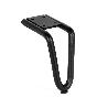 PATA METÁLICA VICTORIA H100/H120 ACABADO NEGRO MATE ALTURA (H) 100