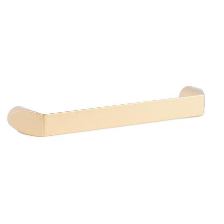 TIRADOR ZAMAK ALAN ACABADOS NIQUEL SATINADO, ORO SATINADO, NEGRO MATE ACABADO ORO SATINADO DIST. AGUJERO DIST. 96MM