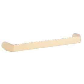 TIRADOR ZAMAK ALAN ACABADOS NIQUEL SATINADO, ORO SATINADO, NEGRO MATE ACABADO ORO SATINADO DIST. AGUJERO DIST. 128M