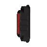 CERRADERO MINIMAL XT PUERTA MADERA CROMO SATINADO, NEGRO MATE, BLANCO MATE ACABADO NEGRO MATE (CAJA 50)