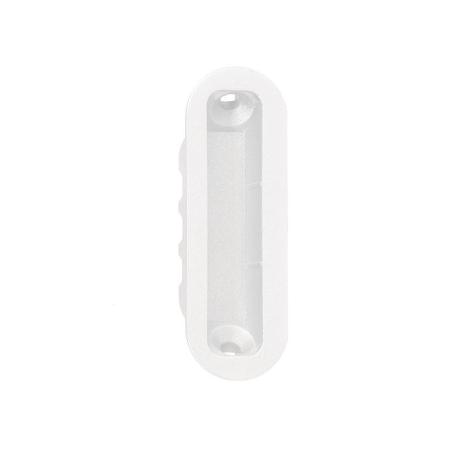 CERRADERO MINIMAL XT PUERTA MADERA CROMO SATINADO, NEGRO MATE, BLANCO MATE ACABADO BLANCO MATE (CAJA 50)