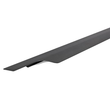 TIRADOR EMBUTIR MODELO VECTOR ALUMINIO SP19 NEGRO CEPILLADO LARGO 797